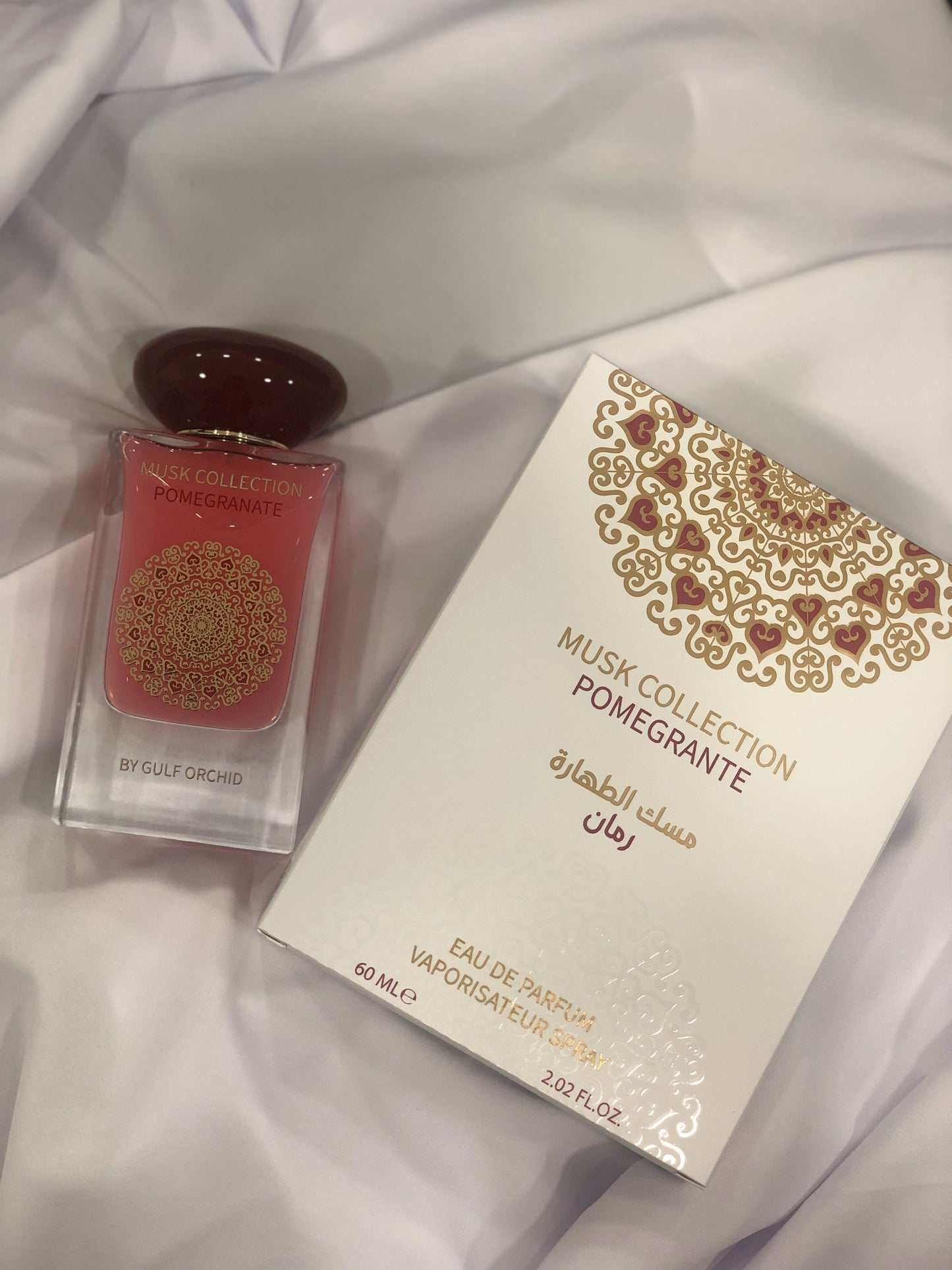 musk collection pomegranate de gulf orchid , parfum de Dubai