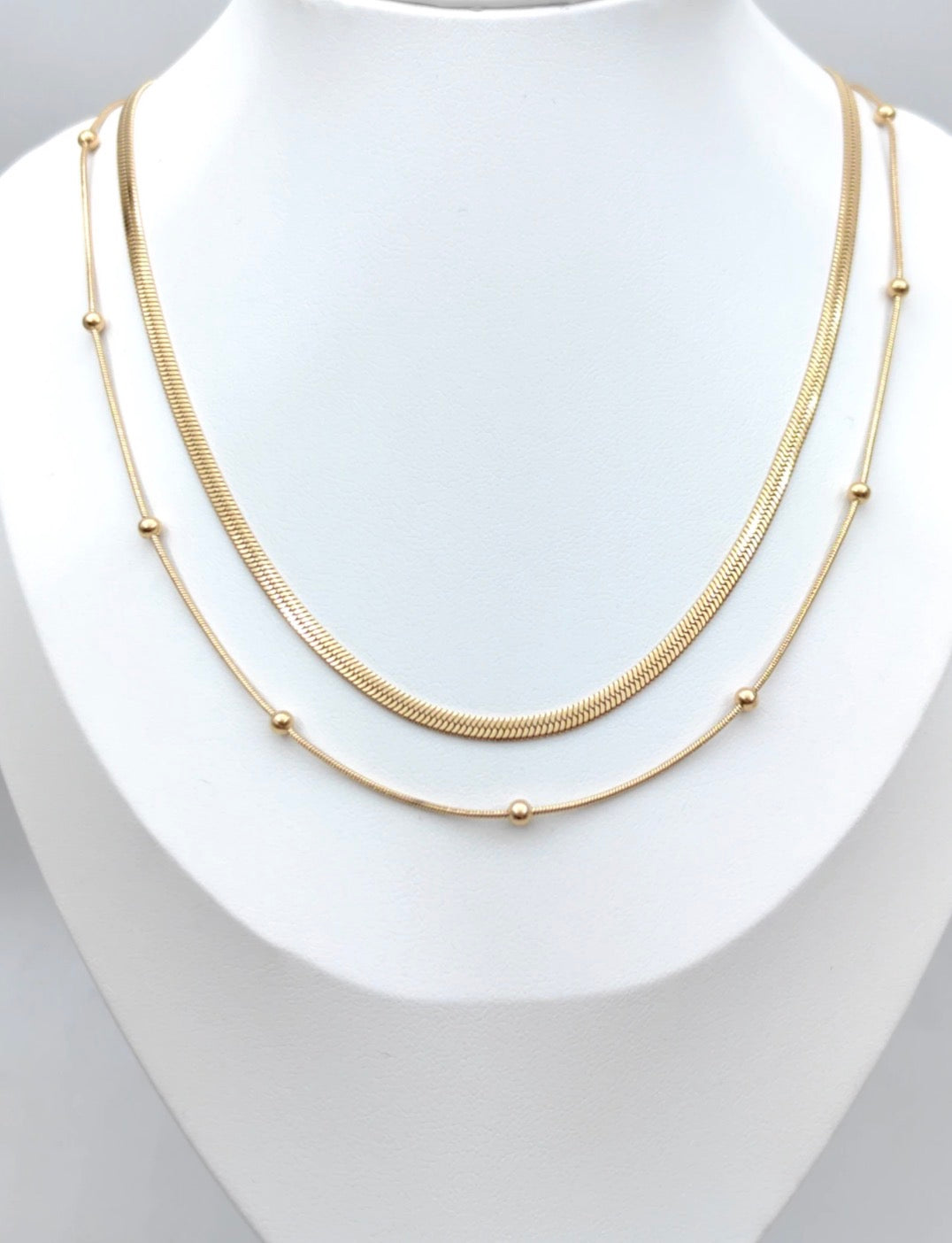 Collier acier inoxydable dorée