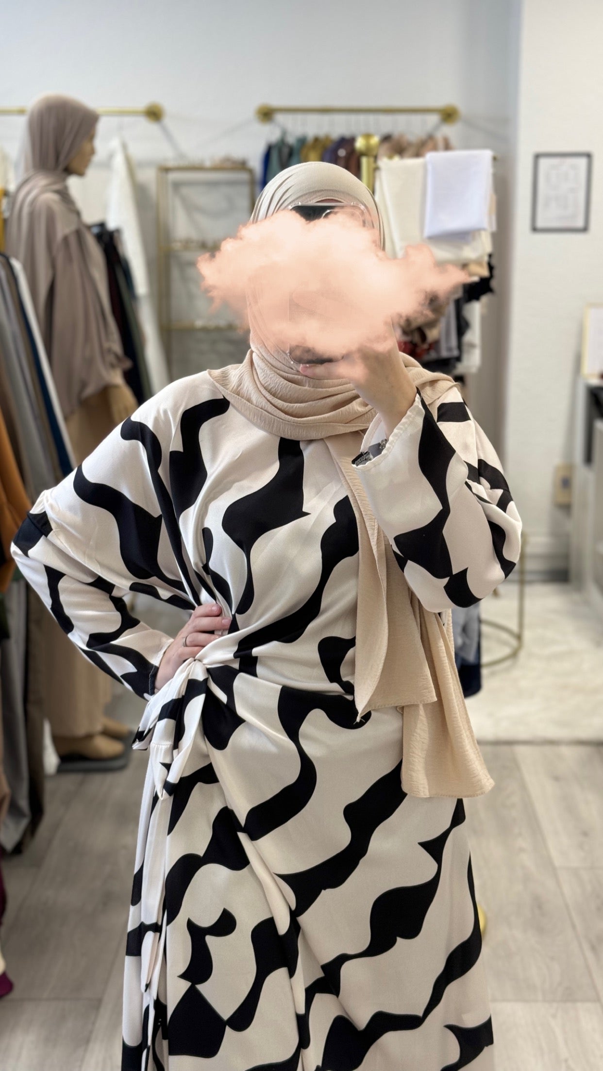 robe coloré modeste, été, mastour