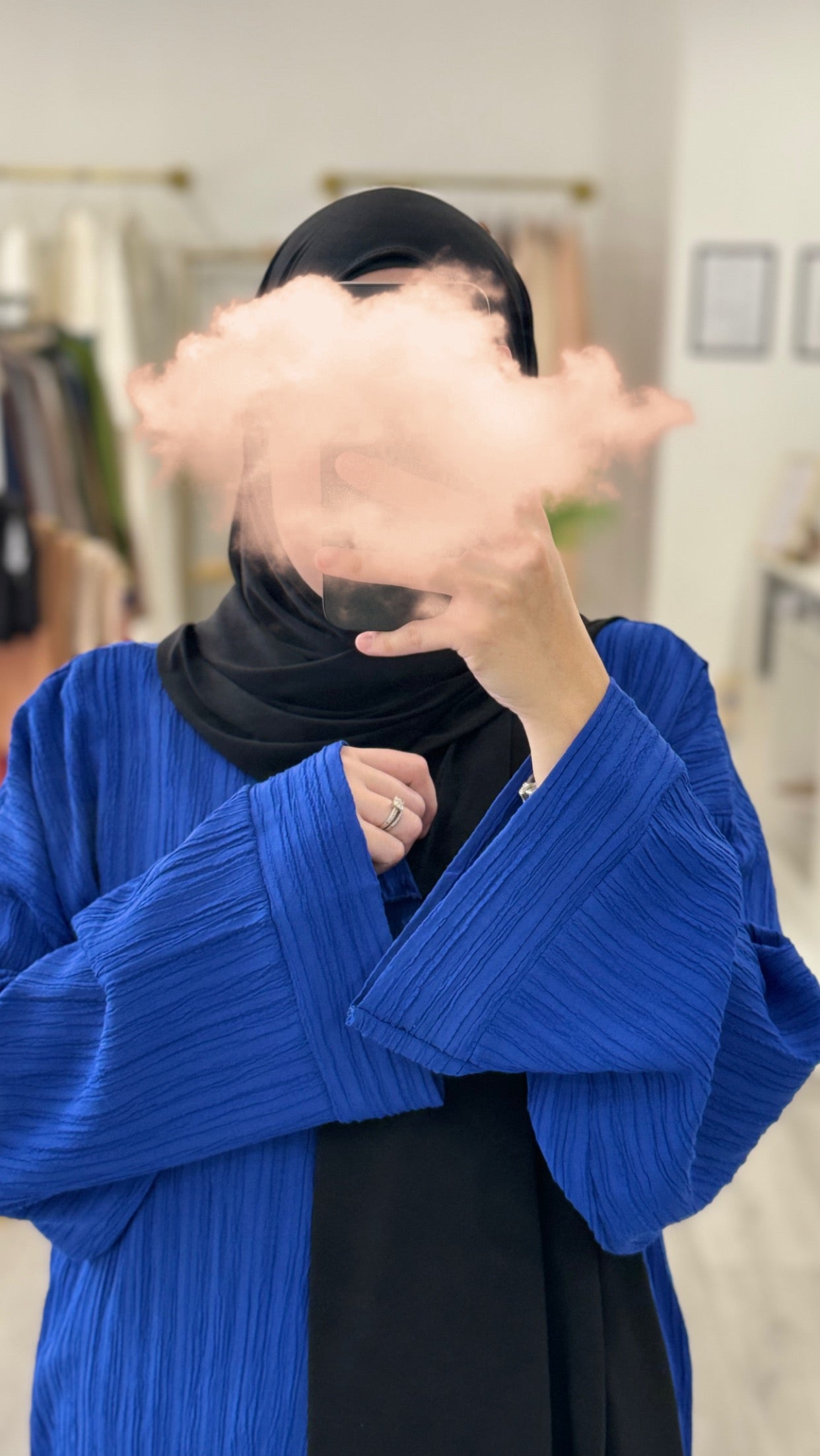robe été gaz de coton modeste