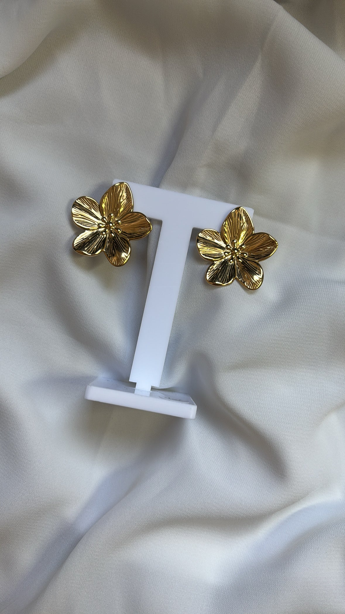 Boucles d’oreilles Fleur
