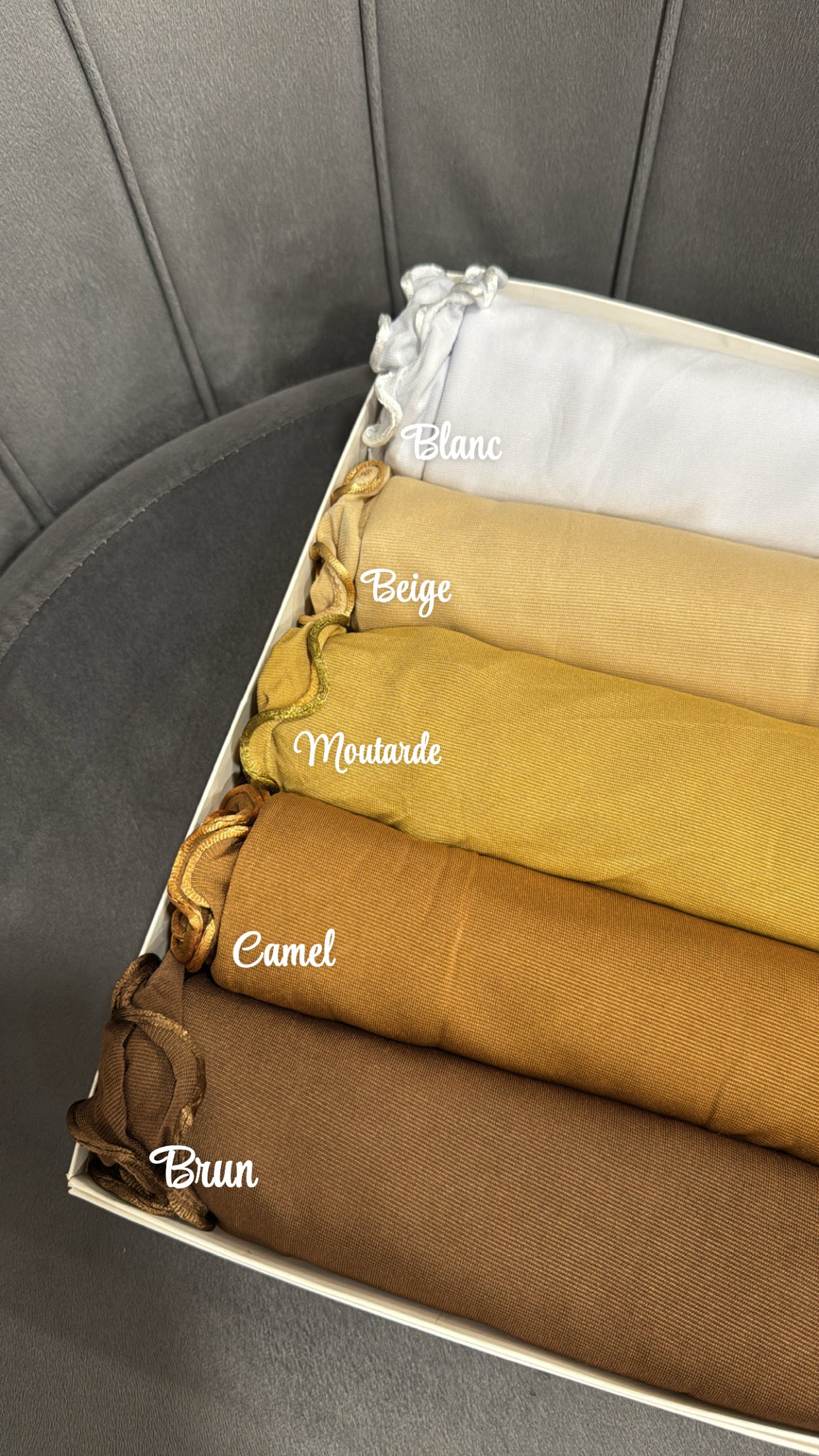 Hijab jersey frisé Voile