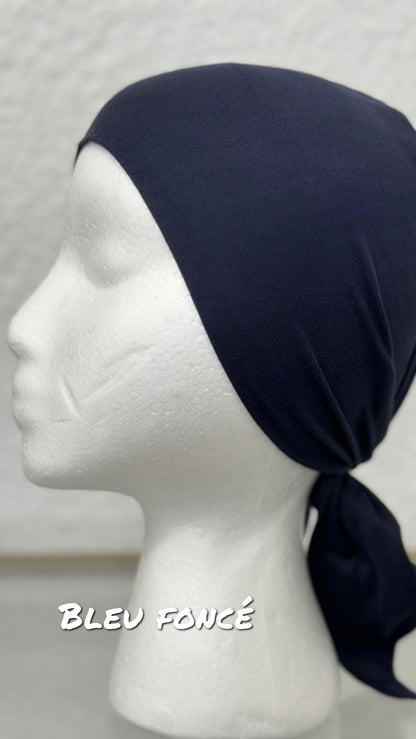 bonnet à nouer sous hijab, hijab, foulard, bonnet sous voile