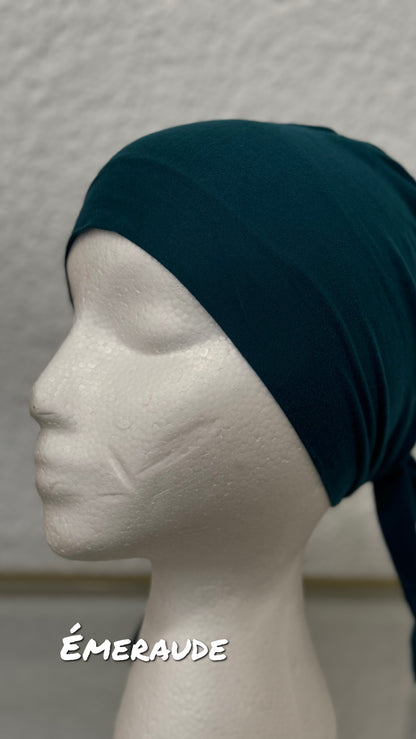 bonnet à nouer sous hijab, hijab, foulard, bonnet sous voile