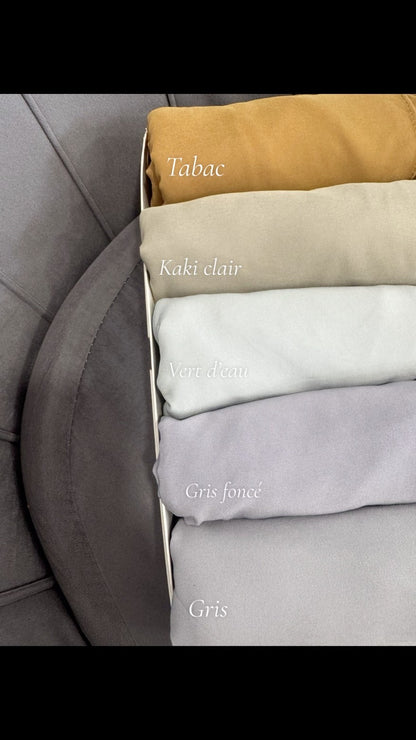Foulard jersey plume carré