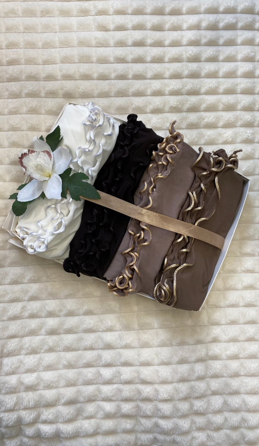 Box hijab bouquet hijab frisé sedef 