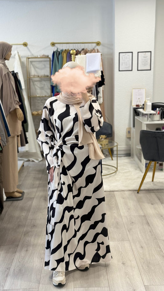 robe coloré modeste, été, mastour