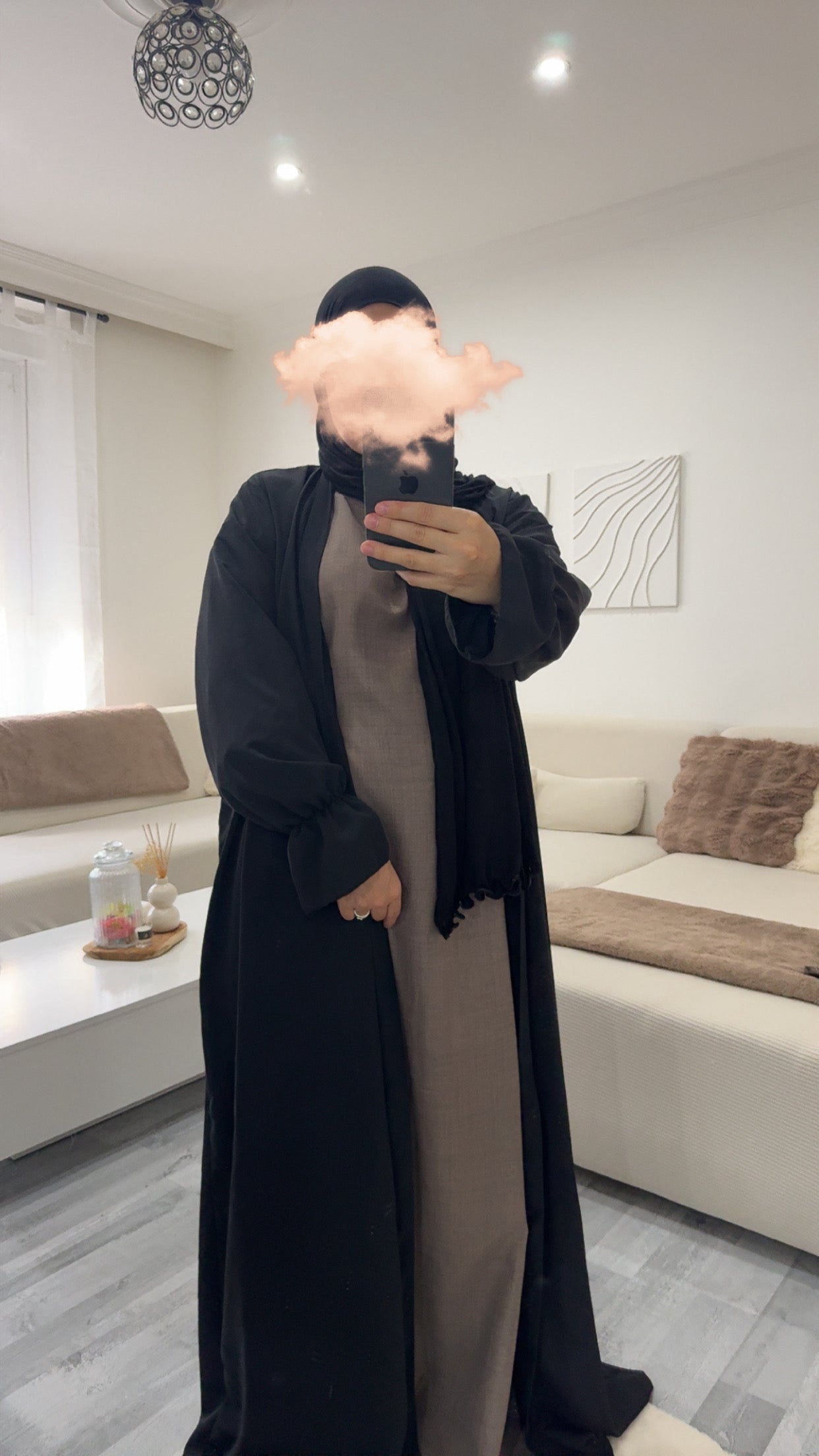 kimono long, soie de medine, prêt à porter mastour, modeste, mastour, ootd mastour, 