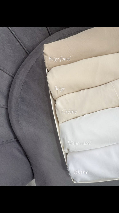 Foulard jersey plume carré