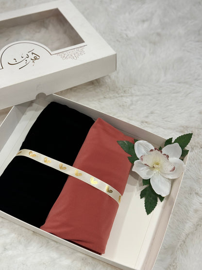 hijab jersey premium, foulard, voile, bouquet de voile, bouquet de hijab, box voile, box hijab