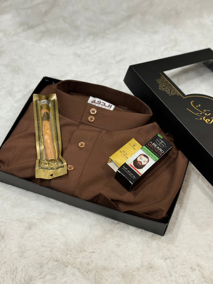 box islamique, box religion, qamis, siwak, hule pousse barbe, musc el nabil 