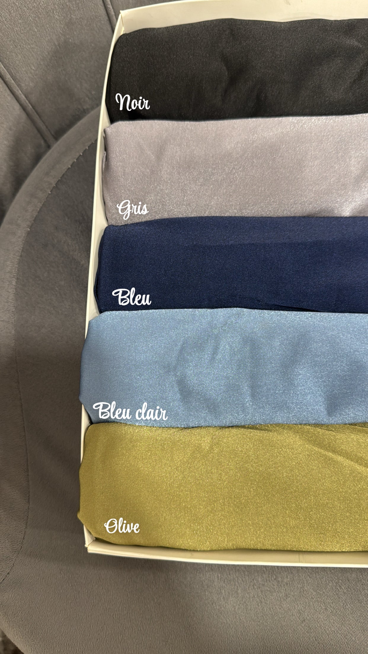 Jersey premium satin satiné, hijab 