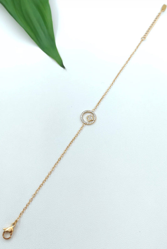 Acier inoxydable dorée argentée 