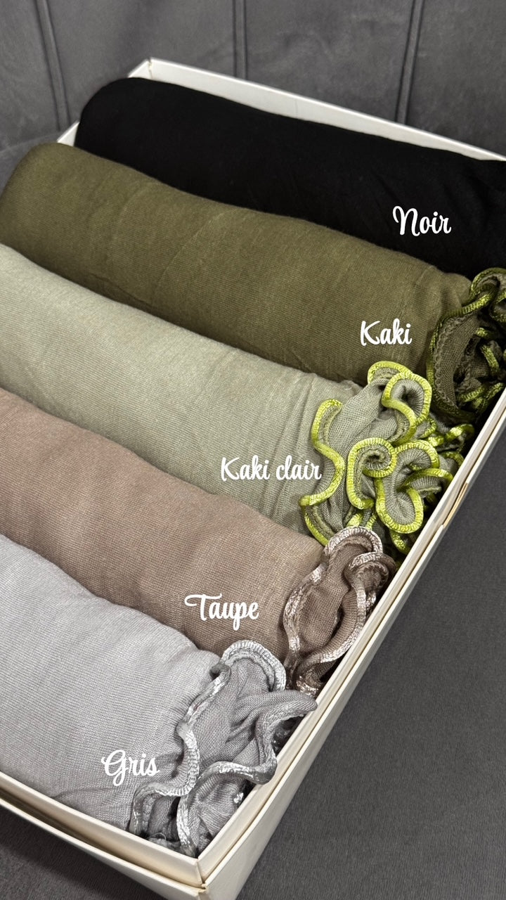 foulard frisé, hijab frisé, hijab