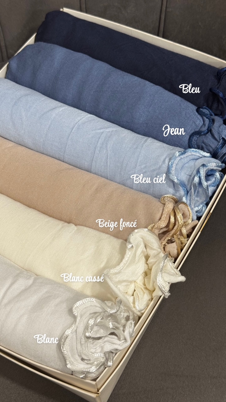 foulard frisé, hijab frisé, hijab