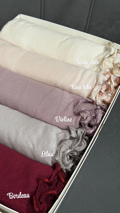 foulard frisé, hijab frisé, hijab