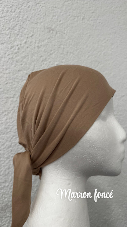 bonnet à nouer sous hijab, hijab, foulard, bonnet sous voile